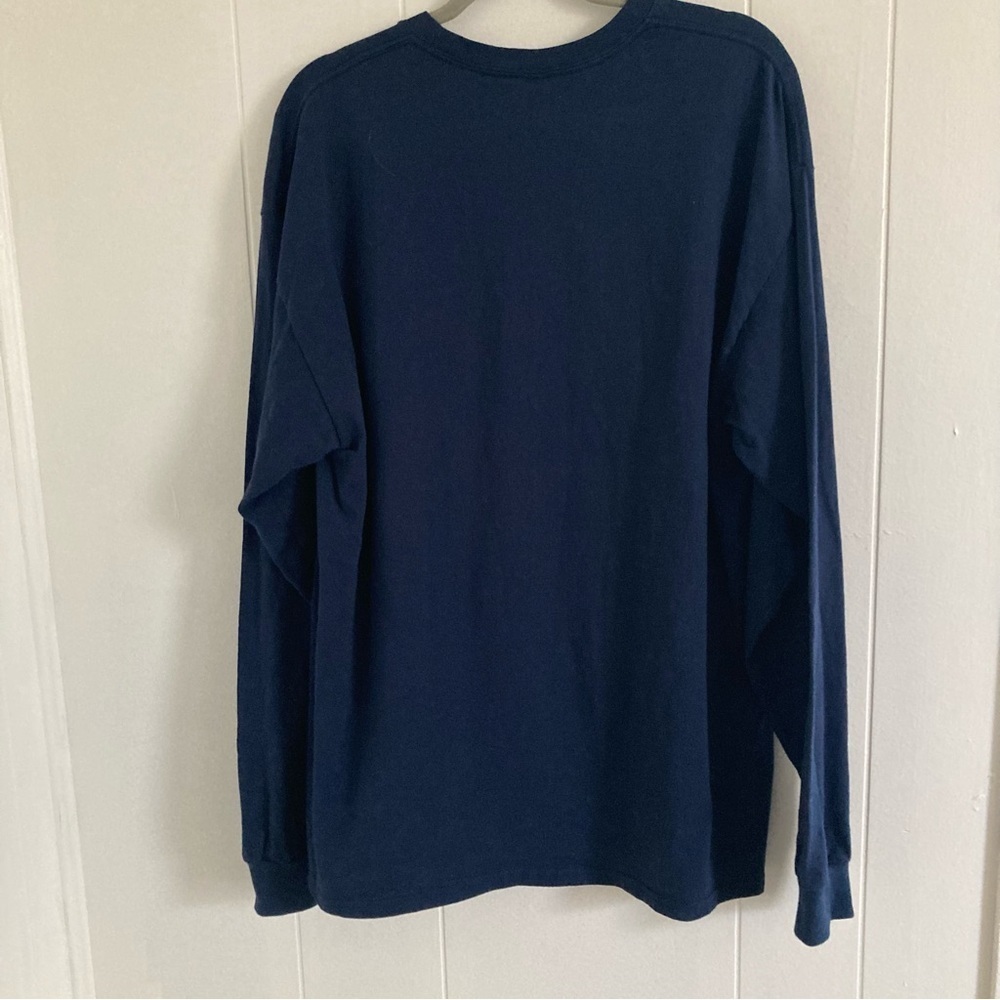Unisex Long Sleeve Penn State T-shirt XL Blue and White - Picture 4 of 5